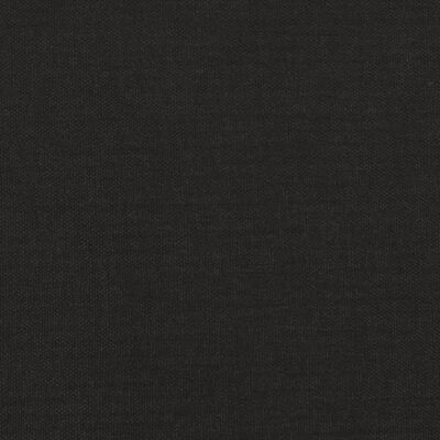 vidaXL jalapink, must, 45x29,5x35 cm, kangas ja kunstnahk