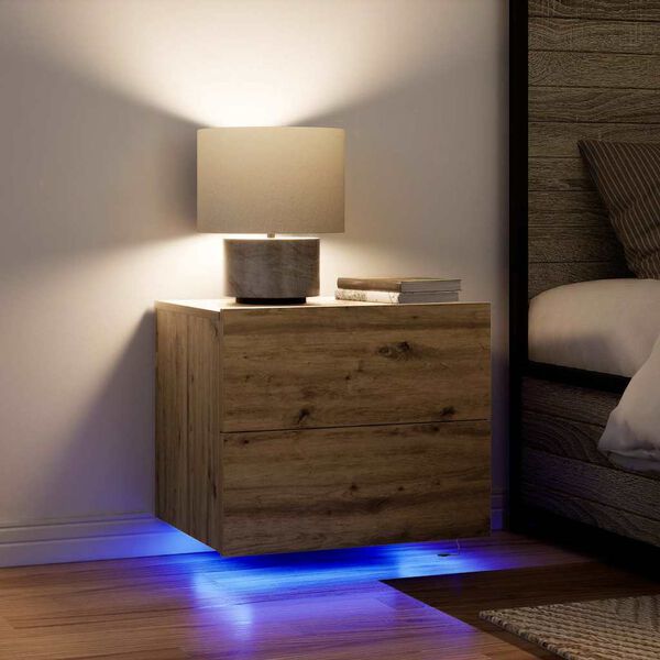 vidaXL &Ouml;&ouml;lambi kapp sahtliga K&auml;sit&ouml;&ouml;puu 50 x 39 x 41 cm Tehispuit