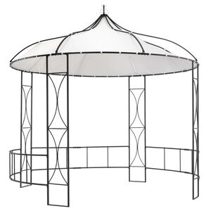 vidaXL varikatus 300 x 290 cm, valge, &uuml;mmargune