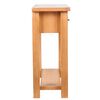 vidaXL konsoollaud 2 sahtliga 83 x 30 x 73 cm, tammepuit