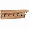 vidaXL Riidepuu Seinale kinnitatav Pruun 73 x 19 x 23 cm Akaatsiapuit