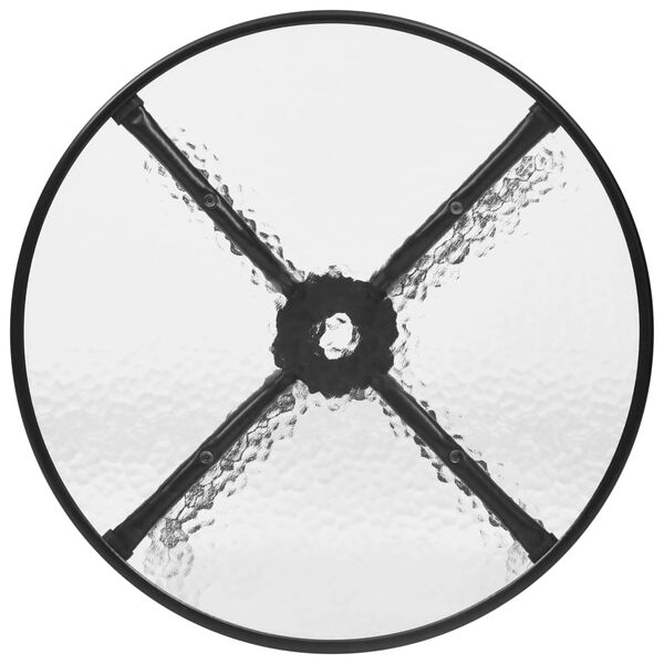 vidaXL 3-osaline aiam&ouml;&ouml;blikomplekt, must