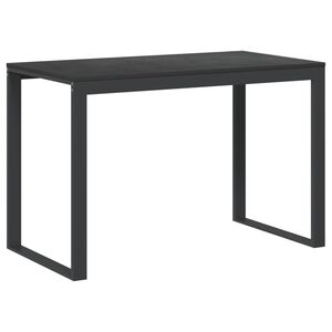 vidaXL kirjutuslaud, must 110x60x73 cm puitlaastplaat