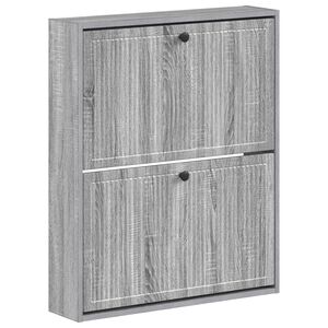 vidaXL Seinale kinnitatav jalan&otilde;ude kapp EDE 71 x 17 x 86 cm Tehispuit
