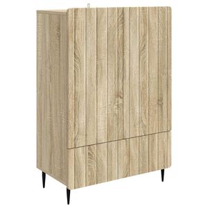 vidaXL K&otilde;ide sahtliga Sonoma tamm 66 x 34,5 x 97 cm Tehispuit