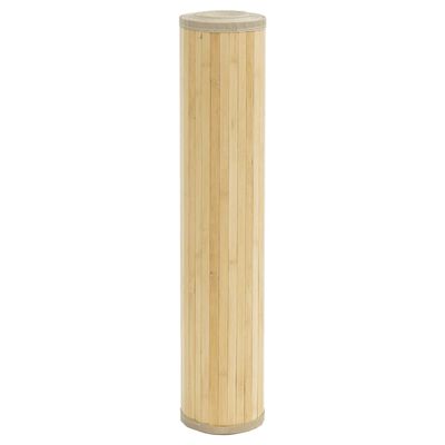 vidaXL vaip, ristkülikukujuline, naturaalne hele, 100x1000 cm, bambus