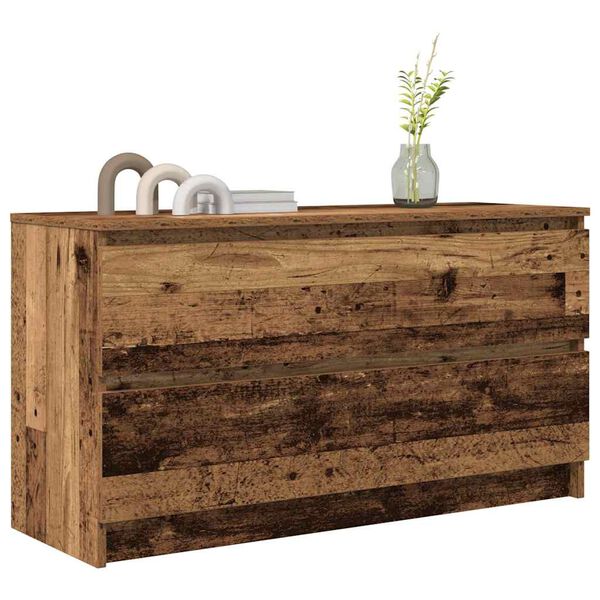 vidaXL telerikapp Old Wood 100x35x54 cm Engineered Wood