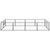 vidaXL koeraaedik, must, 8 m&sup2;, teras