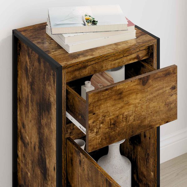 vidaXL K&otilde;ide sahtliga Suitsu tamm 81 x 36 x 150.5 cm Tehispuit