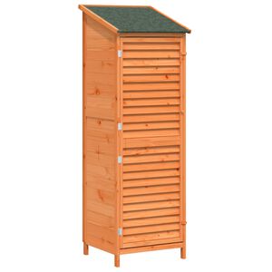 vidaXL Aiashed katusega Pruun 59 x 56 x 176 cm Tugev kuusepuit