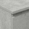 vidaXL puhvetkapp, betoonhall, 60x35x98,5 cm, tehispuit