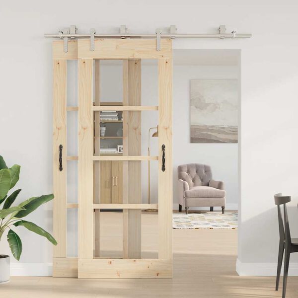 vidaXL liuguksetarvikute komplekt, 183 cm, roostevaba teras, hõbedane