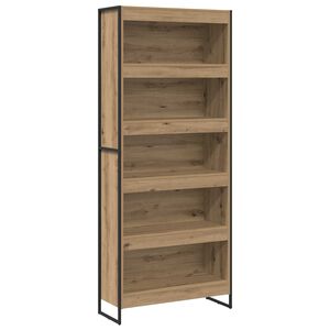 vidaXL Raamaturiiul 80 x 30 x 189,5 cm Tehispuit Artisani tamme