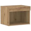 vidaXL Telerikapi komplekt 40 x 30 x 30 cm K&auml;sit&ouml;&ouml;puu Tehispuit