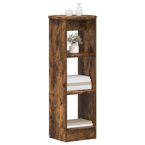 vidaXL K&otilde;rvalkapp Suitsetatud Tamm 40 x 40 x 100 cm T&ouml;&ouml;deldud puit