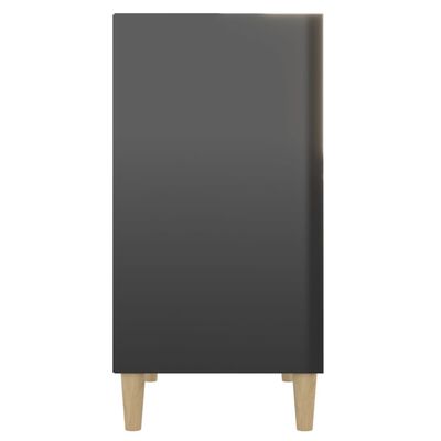 vidaXL puhvetkapp kõrgläikega must 57x35x70 cm, puitlaastplaat