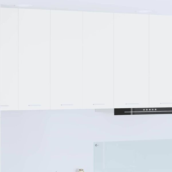 vidaXL Seinakapp ladustamisega uksega Valge 60 x 31 x 80 cm Tehispuit