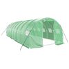 vidaXL kasvuhoone terasraamiga, roheline, 24 m&sup2;, 8x3x2 m
