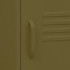 vidaXL öökapp, oliivroheline, 35 x 35 x 51 cm, teras