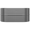 vidaXL aia taimelava, galvaniseeritud teras, 152x80x68 cm, antratsiit