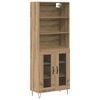 vidaXL K&otilde;rgushein 2 pcs K&auml;sit&ouml;&ouml;puu 69,5 x 34 x 180 cm Tehispuit