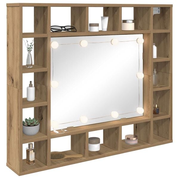 vidaXL Peegelvalgustid Valge 4.5 x 4.5 x 4.8 cm Plastmass