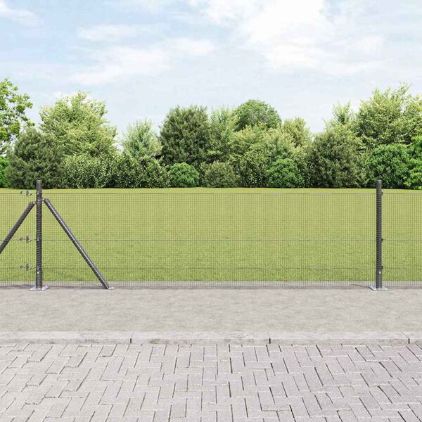 vidaXL Aiapost Hall 25 x 0,4 m (12 x 12 mm mesh) Terased ja PVC