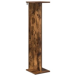 vidaXL Taimede alus Suitsutatud tamm 25 x 25,5 x 100,5 cm Tehispuit