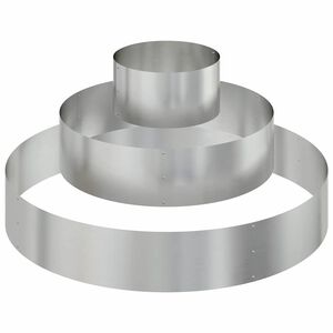 vidaXL Aia istutuspot H&otilde;bedane 120 x 120 x 20 cm Tsinkteras