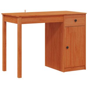 vidaXL Laud Vahapunane 100 x 50 x 74 cm Tahke m&auml;nd