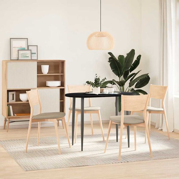 vidaXL lauaplaat, tumepruun, 100 x 50 x 2 cm, tammepuit ovaalne