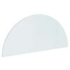 vidaXL Kaminaklaasi plaat L&auml;bipaistev 1200 x 500 mm Klaas
