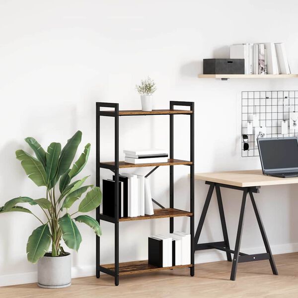 vidaXL Raamatukapp Vana puit 40 x 30 x 85 cm Tehispuit