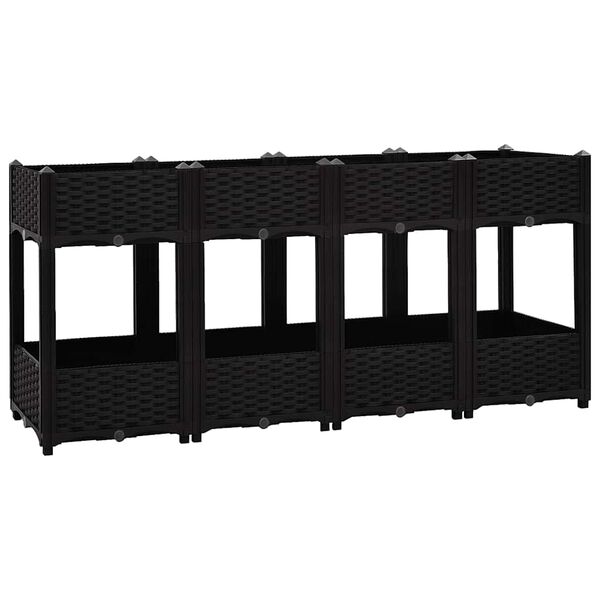 vidaXL taimekast 160 x 40 x 71 cm, polüpropüleen