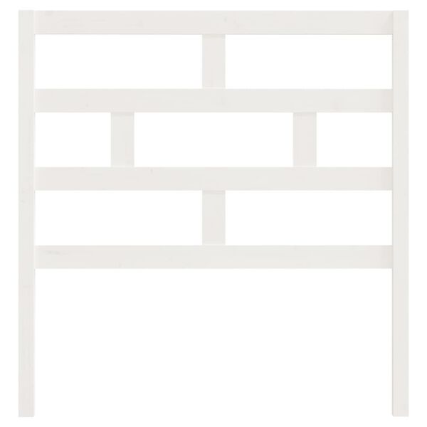 vidaXL voodipeats, valge 96x4x100 cm männipuit