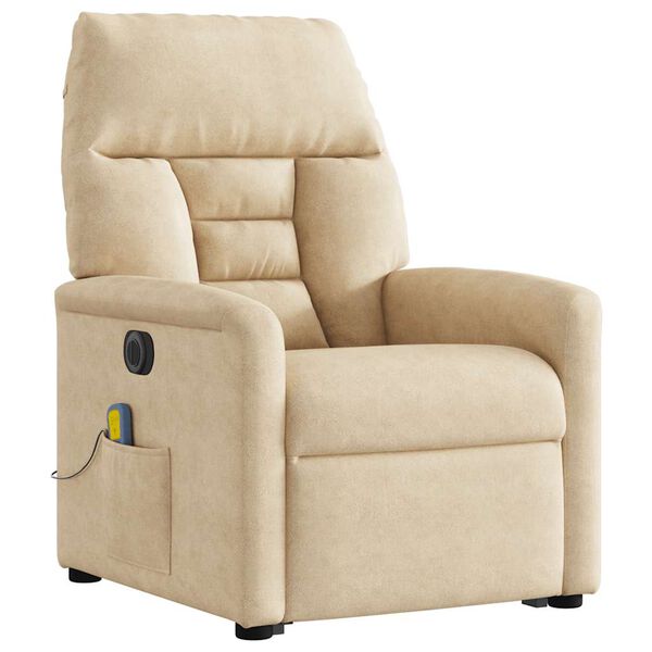 vidaXL elektriline p&uuml;sti t&otilde;usmist toetav massaažitool, kreemjas