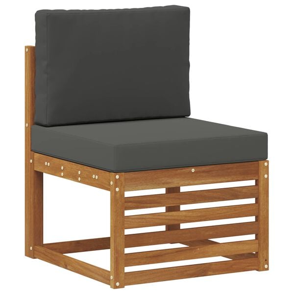 vidaXL V&auml;li diivanikomplekt padjaga 6 pcs Looduslik ja antriit