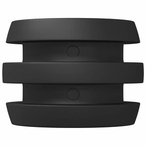 vidaXL Jalgpallitabeli kummid 3 x 3 x 2 cm varras 16 pcs Must