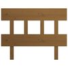 vidaXL voodipeats, meepruun, 93,5x3x81 cm, männipuit