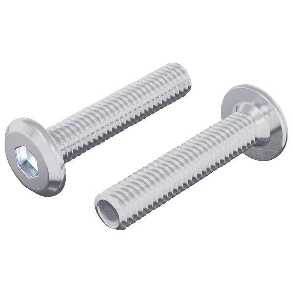 vidaXL Lukustus Kruvi &Uuml;ksv&auml;rviline 2 pcs H&otilde;bedane M6 x 30 mm Teras