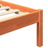 vidaXL Voodi raam Vahapruun 205,5 x 185,5 x 100 cm Kindel m&auml;nnipuidust