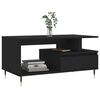 vidaXL kohvilaud, must, 90 x 49 x 45 cm, tehispuit