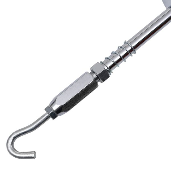 vidaXL liugvasar koos t&otilde;mbekonksuga, 65 cm, s&uuml;sinikteras