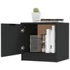 vidaXL öökapid 2 tk, must, 40x39x40 cm