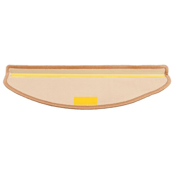 vidaXL isekleepuv trepivaip 15 tk, beež, 65 x 21 x 4 cm