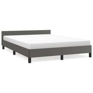 vidaXL voodiraam peatsiga ilma madratsita Hall 140x190 cm