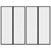vidaXL putukakaitse uksekardinad 2 tk, magnetplokid, must 220x130 cm