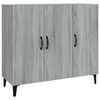 vidaXL puhvetkapp, hall Sonoma tamm, 90 x 34 x 80 cm, tehispuit
