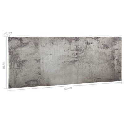 vidaXL seinakinnitusega must magnettahvel, klaas 60 x 20 cm