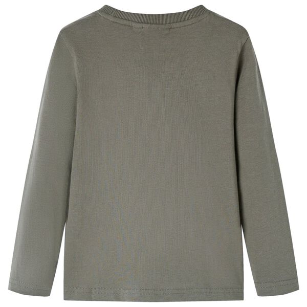 Pikkade varrukatega lastes&auml;rk, khaki, 104